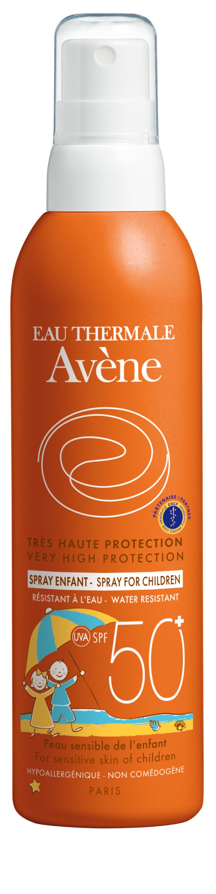 Avene солнцезащитный детский спрей SPF50+, спрей, 200 мл, 1 шт.