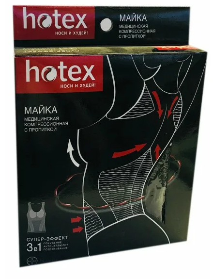 Майка Hotex, черного цвета, 1 шт.