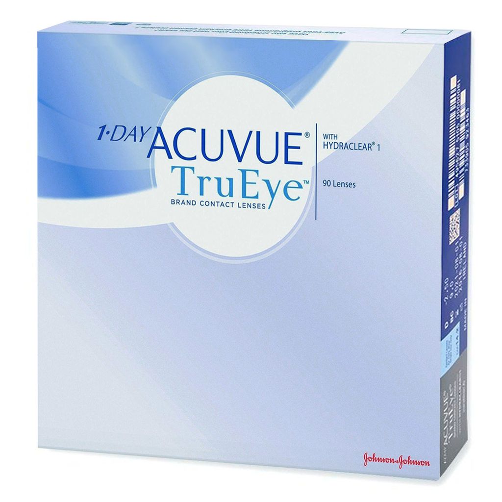 1-Day Acuvue TruEye Линзы контактные Однодневные, BC=8,5 d=14,2, D(-6.50), стерильно, 90 шт.