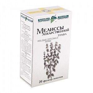 Мелиссы лекарственной трава, сырье растительное-порошок, 1.5 г, 20 шт.