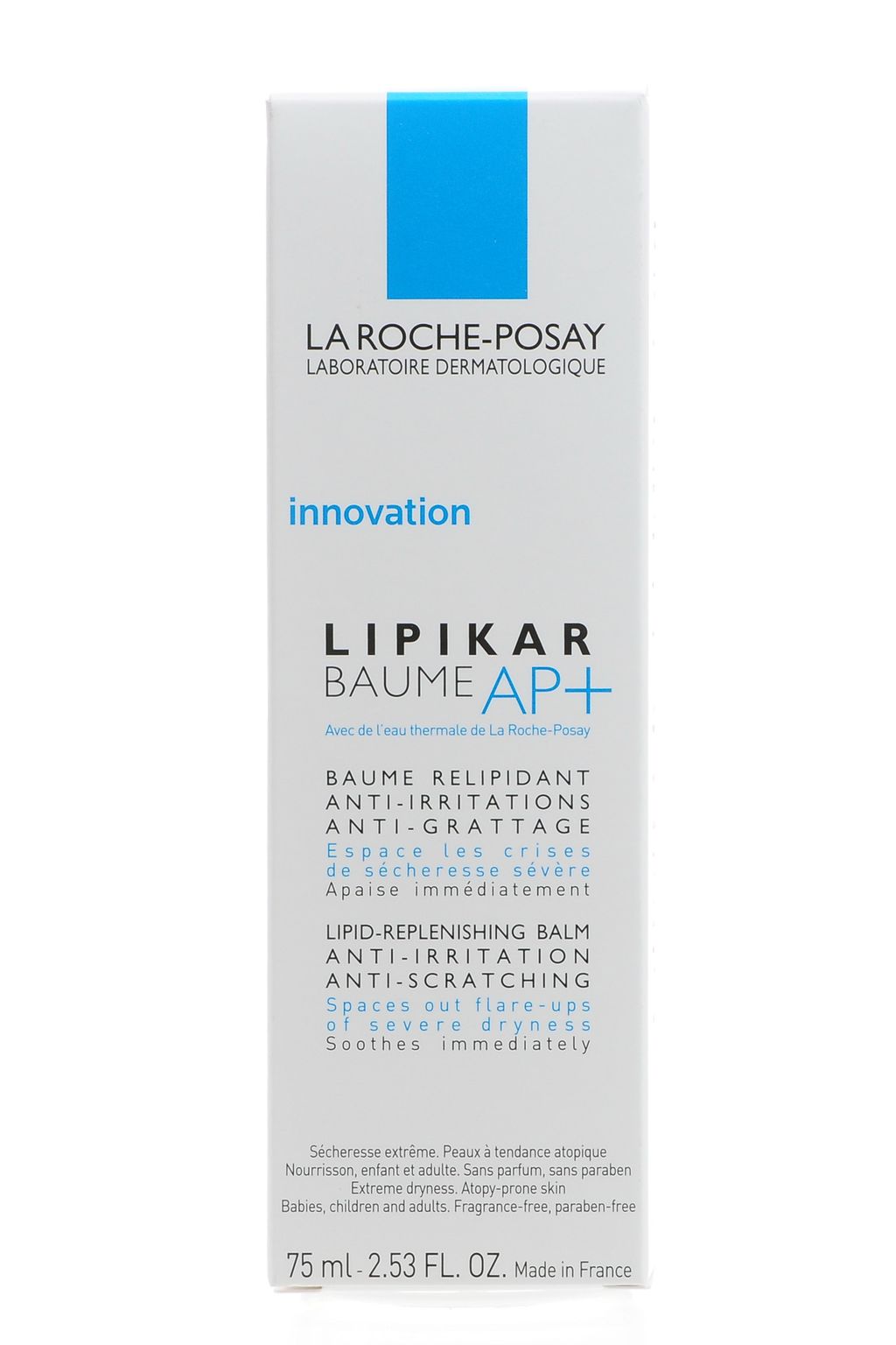 La Roche-Posay Lipikar Baume AP+ липидовосстанавливающий бальзам, бальзам для лица и тела, 75 мл, 1