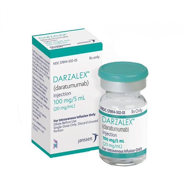 Дарзалекс, 100 мг/5 мл, концентрат для приготовления раствора для инфузий, 1 шт.