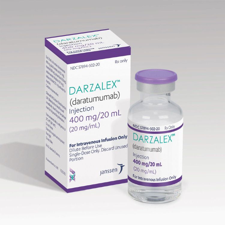Дарзалекс, 400 мг/20 мл, концентрат для приготовления раствора для инфузий, 1 шт.