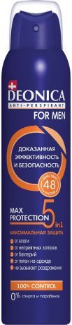 Deonica Антиперспирант For men Max protection 5в1, спрей, 200 мл, 1 шт.