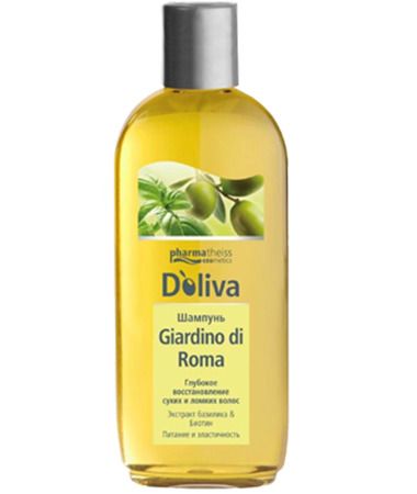 Doliva Шампунь Giardino di Roma глубокое восстановление сухих и ломких волос, шампунь, 200 мл, 1 шт