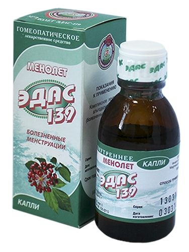 Эдас-139 Менолет, капли для приема внутрь гомеопатические, 25 мл, 1 шт.
