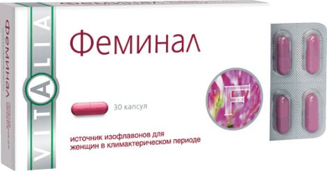 Феминал, 160 мг, капсулы, 30 шт.