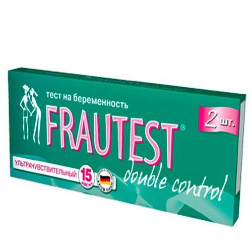 Frautest Double Control Тест на беременность, 2 шт.