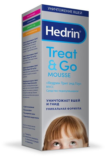 Hedrin Treat&Go средство педикулицидное, мусс, 100 мл, 1 шт.
