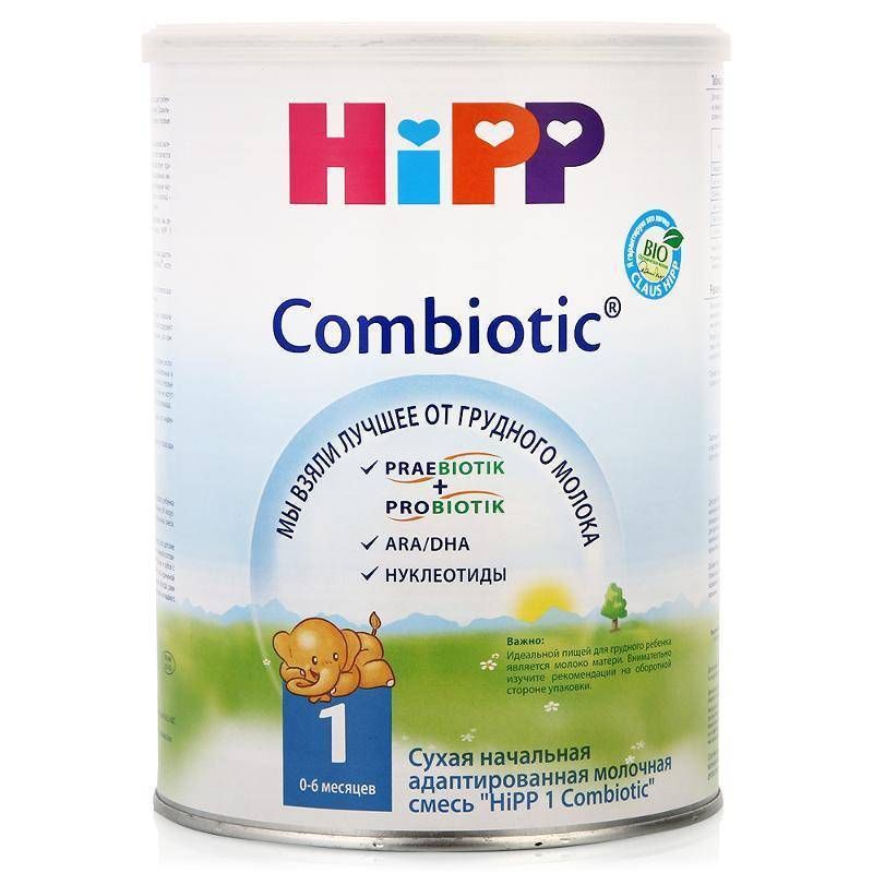 Hipp 1 Сombiotic, смесь молочная сухая, 800 г, 1 шт.