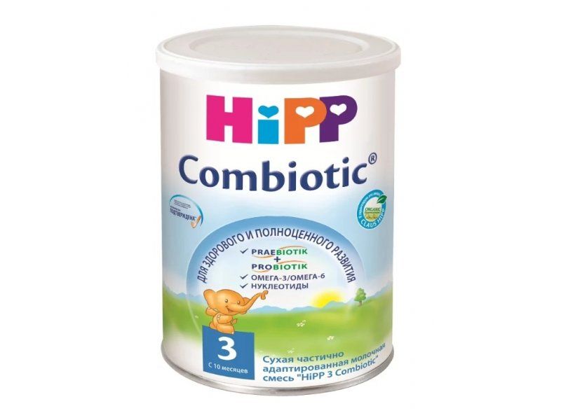 Hipp 3 Сombiotic, смесь молочная сухая, 800 г, 1 шт.