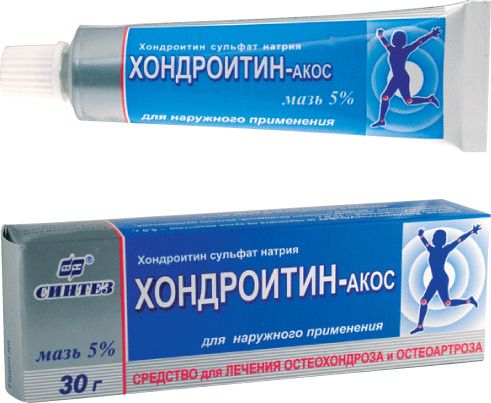 Хондроитин-АКОС, 5%, мазь для наружного применения, 30 г, 1 шт.