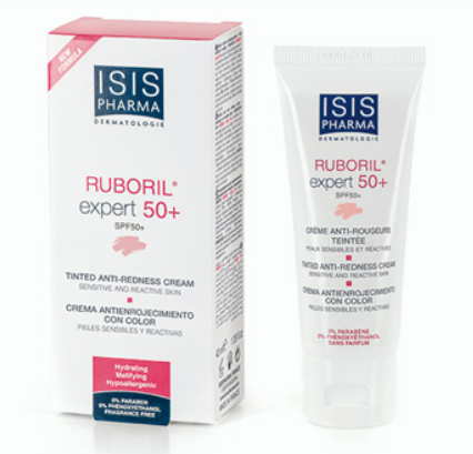 Isis Pharma Ruboril expert SPF50+ Дневной тонирующий крем, крем для лица, 30 мл, 1 шт.
