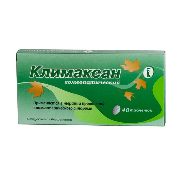 Климаксан гомеопатический, таблетки для рассасывания гомеопатические, 40 шт.