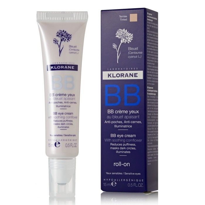 Klorane BB-крем роликовый для кожи вокруг глаз, крем для контура глаз, 15 мл, 1 шт.