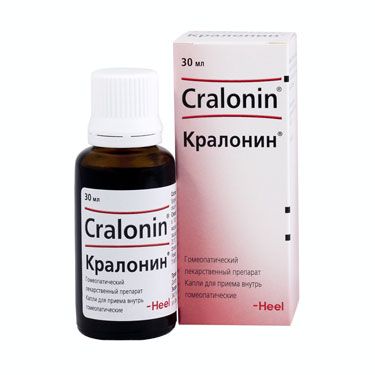 Кралонин, капли для приема внутрь гомеопатические, 30 мл, 1 шт.