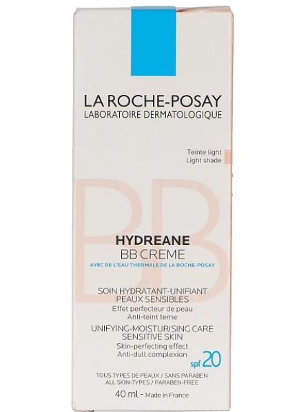 La Roche-Posay Hydreane BB крем светлый, для чувствительной кожи, 40 мл, 1 шт.