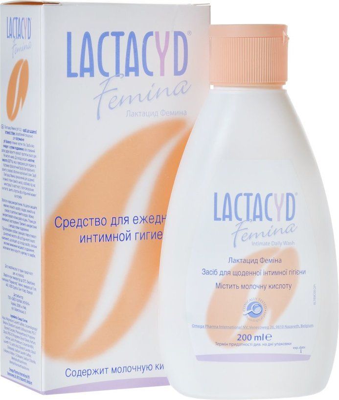 Lactacyd Femina Средство для интимной гигиены, гель, 200 мл, 1 шт.