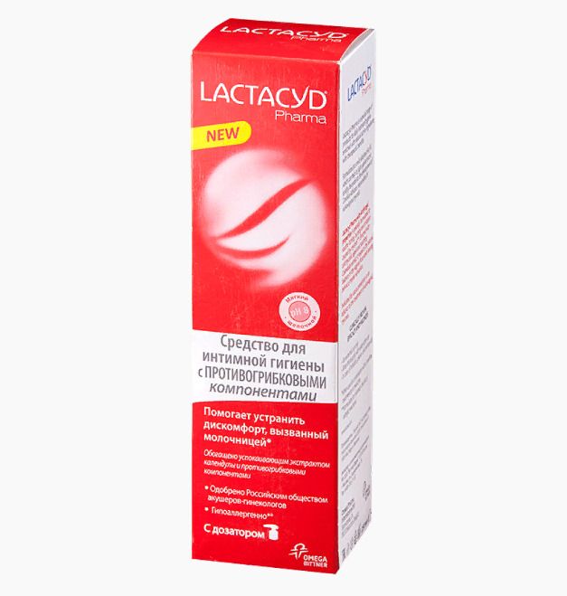 Lactacyd Pharma Extra Средство для интимной гигиены, гель, с противогрибковыми компонентами, 250 мл