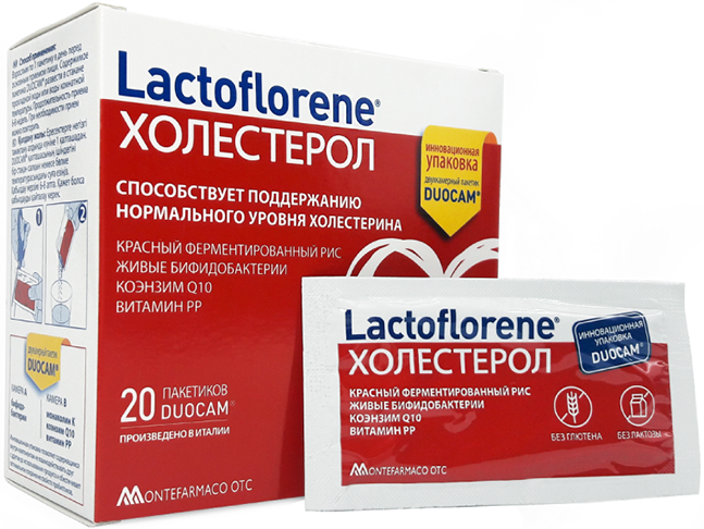 Лактофлорене Холестерол, порошок, 3,6 г, 20 шт.