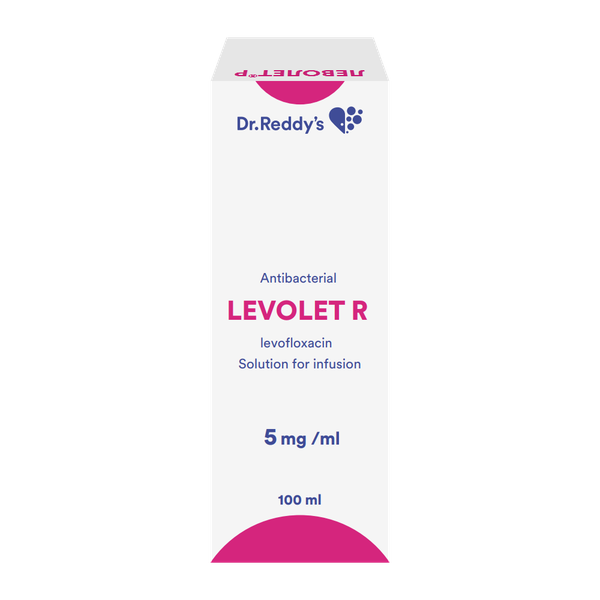 Леволет Р, 5 мг/мл, раствор для инфузий, 100 мл, 1 шт.