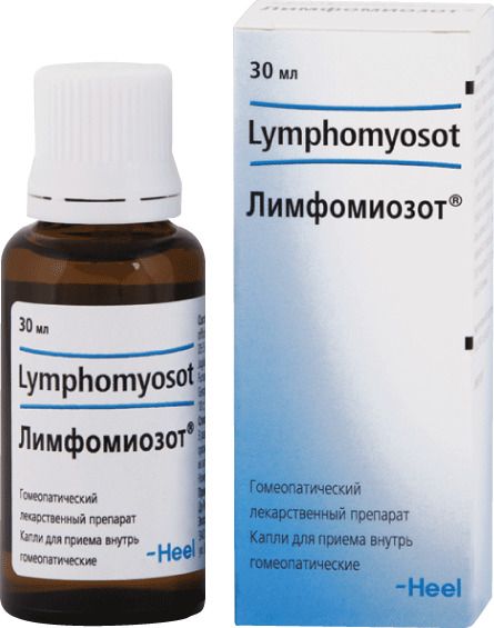 Лимфомиозот, капли для приема внутрь гомеопатические, 30 мл, 1 шт.