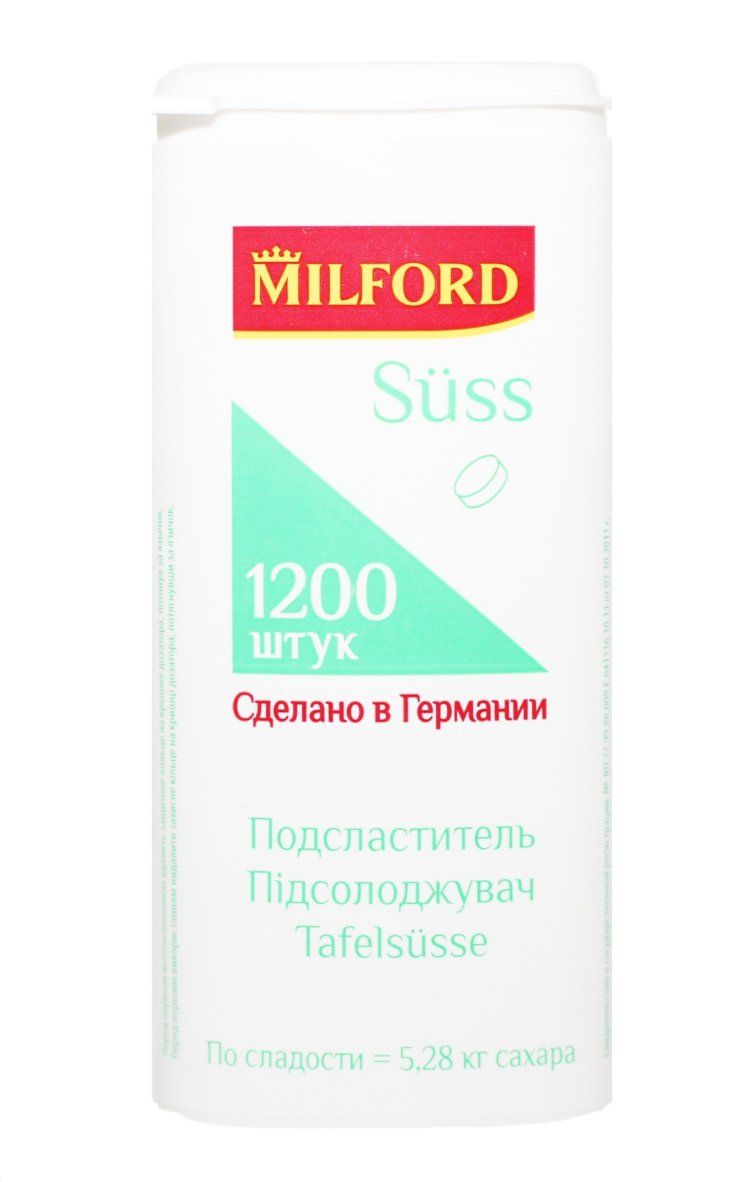 Milford suss Подсластитель, 1200 шт.