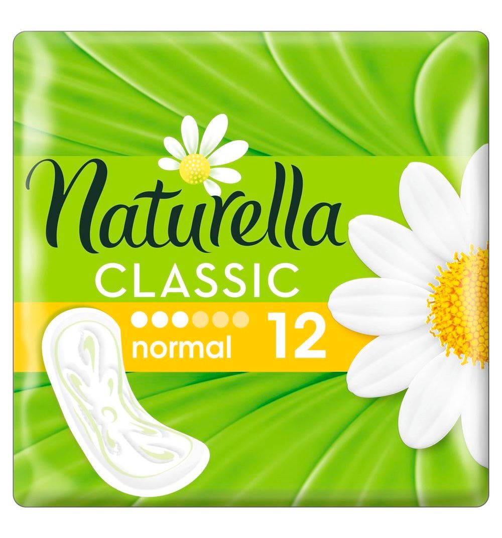 Naturella classic normal прокладки женские гигиенические, прокладки гигиенические, 12 шт.