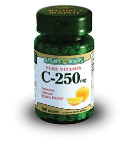 Natures Bounty Чистый витамин C 250 мг, 250 мг, таблетки, 100 шт.
