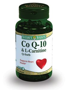 Natures Bounty Коэнзим Q-10 c L-карнитином, капсулы, 60 шт.