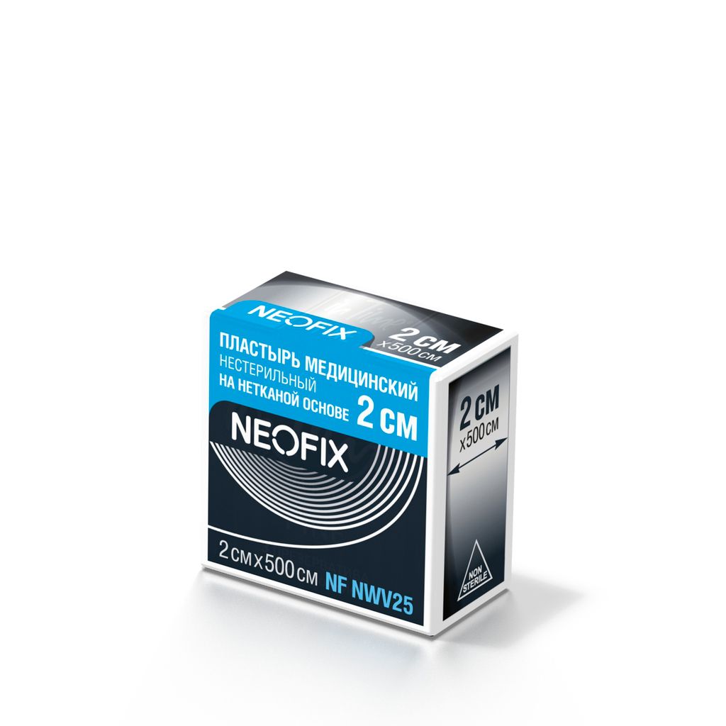 Neofix пластырь на нетканой основе, 2х500, пластырь медицинский, 1 шт.