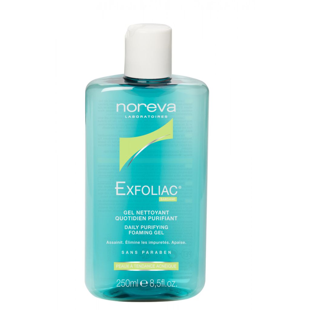 Noreva Exfoliac Мягкий очищающий гель, гель для умывания, 250 мл, 1 шт.