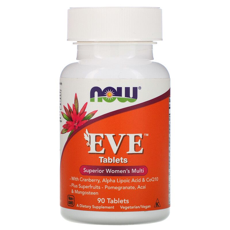 Now Eve Мультивитамины Ева, таблетки, 90 шт.