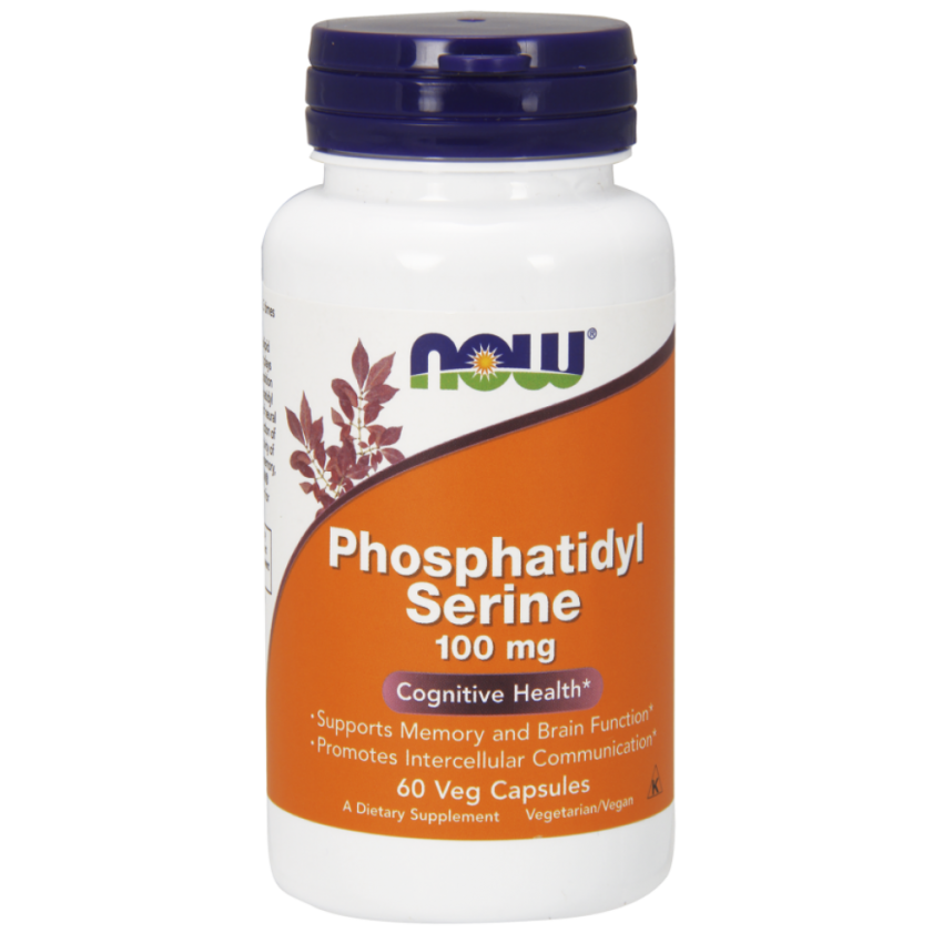 NOW Phosphatidyl Serine Фосфатидилсерин, 100 мг, капсулы, 60 шт.
