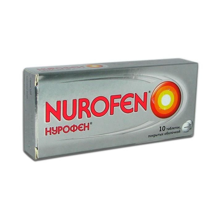 Нурофен, 200 мг, таблетки, покрытые оболочкой, 10 шт.