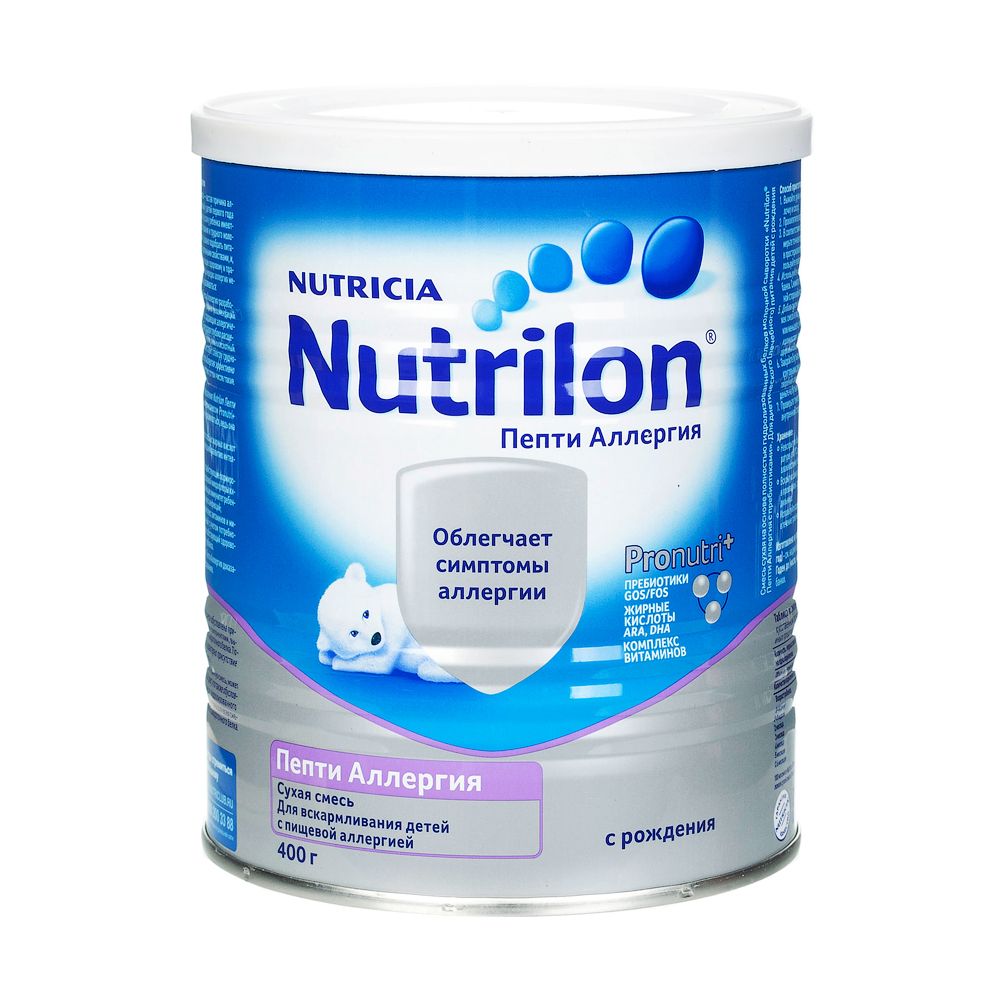 Nutrilon Пепти Аллергия, смесь молочная сухая, 400 г, 1 шт.
