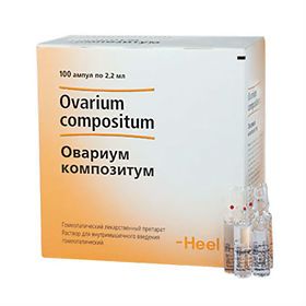 Овариум композитум, раствор для внутримышечного введения гомеопатический, 2.2 мл, 100 шт.