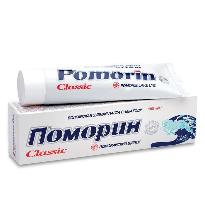 Pomorin Classic Зубная паста без фтора, паста зубная, 100 г, 1 шт.