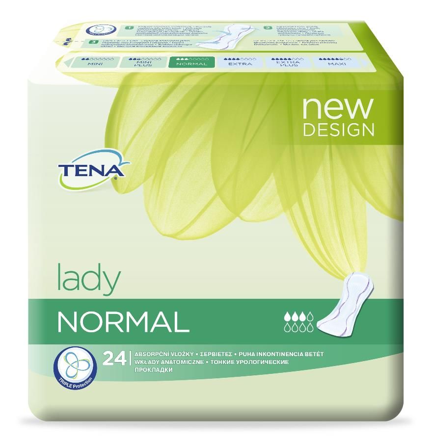 Прокладки урологические Tena Lady Normal, нормал, 24 шт.