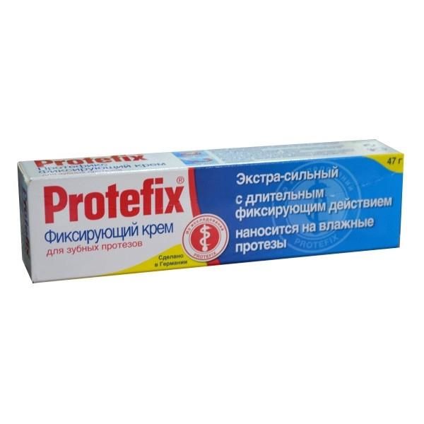 Протефикс крем фиксирующий, крем для фиксации зубных протезов, 47 г, 1 шт.