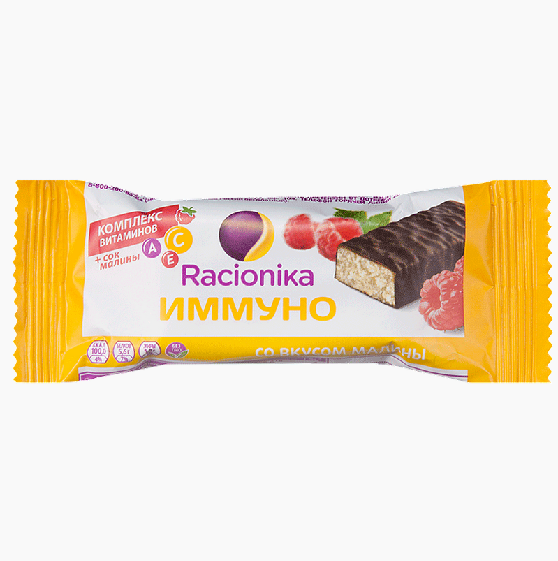 Racionika Diet батончик, со вкусом малины, 30 г, 1 шт.