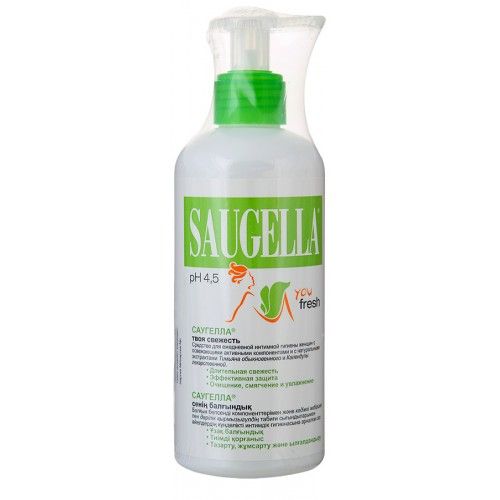 Saugella You fresh Средство для интимной гигиены, мыло жидкое, 200 мл, 1 шт.