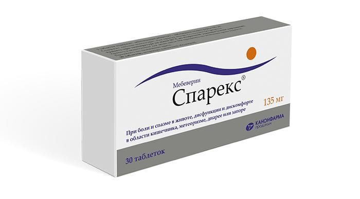 Спарекс, 135 мг, таблетки, покрытые пленочной оболочкой, 30 шт.