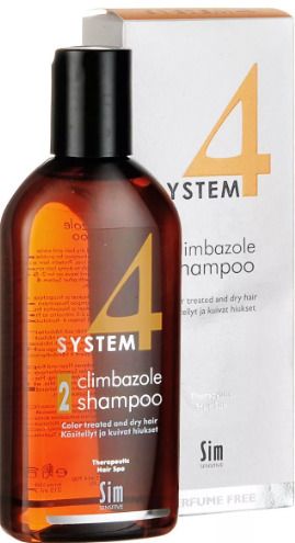 System 4 Терапевтический шампунь №2 для сухих, поврежденных и окрашенных волос, шампунь, 215 мл, 1 
