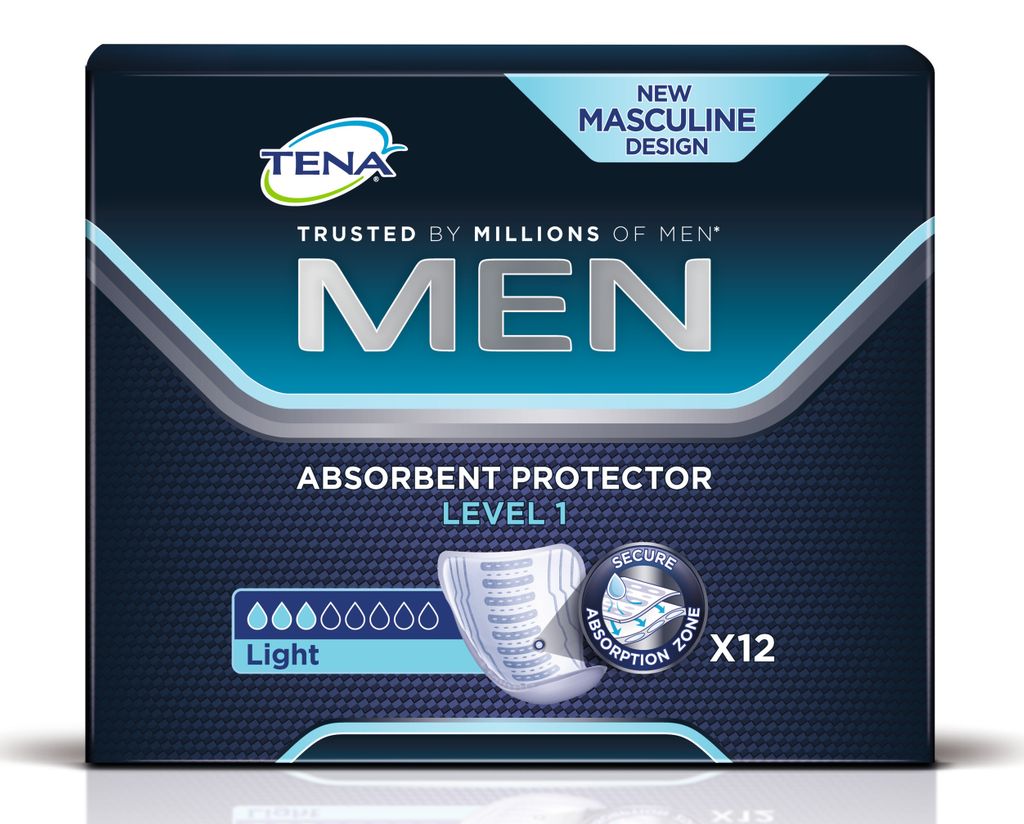 Tena Men вкладыши урологические уровень 1, прокладка, light, 12 шт.
