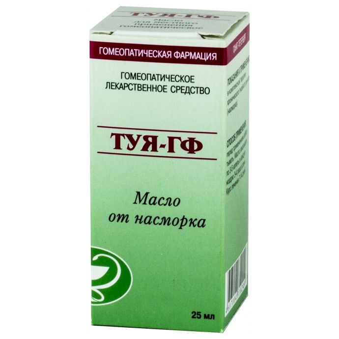 Туя-ГФ, масло для местного применения гомеопатическое, 25 мл, 1 шт.