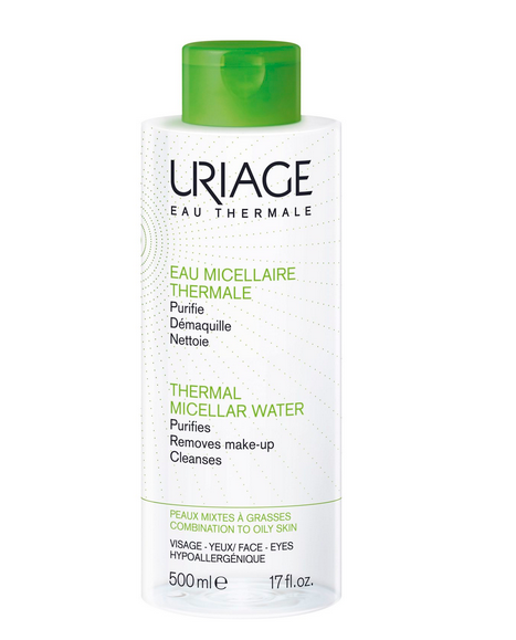 Uriage Очищающая мицеллярная вода, для комбинированной и жирной кожи, 500 мл, 1 шт.