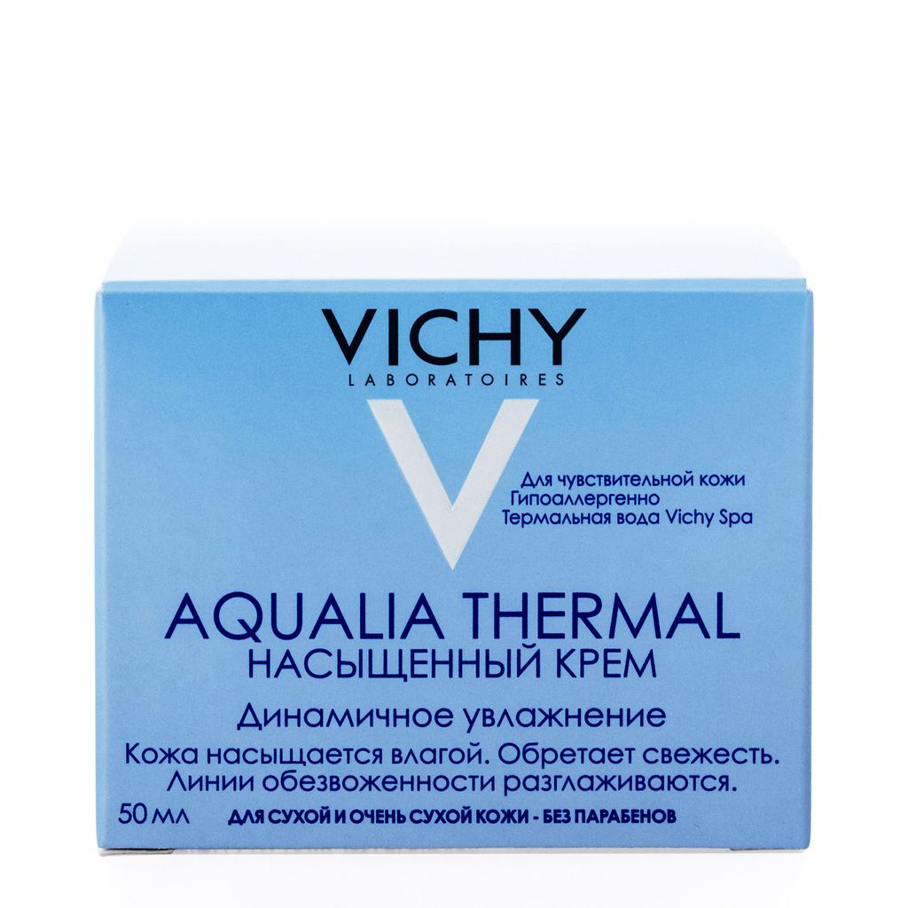Vichy Aqualia Thermal насыщенный крем динамичное увлажнение, крем для лица, для сухой и очень сухой