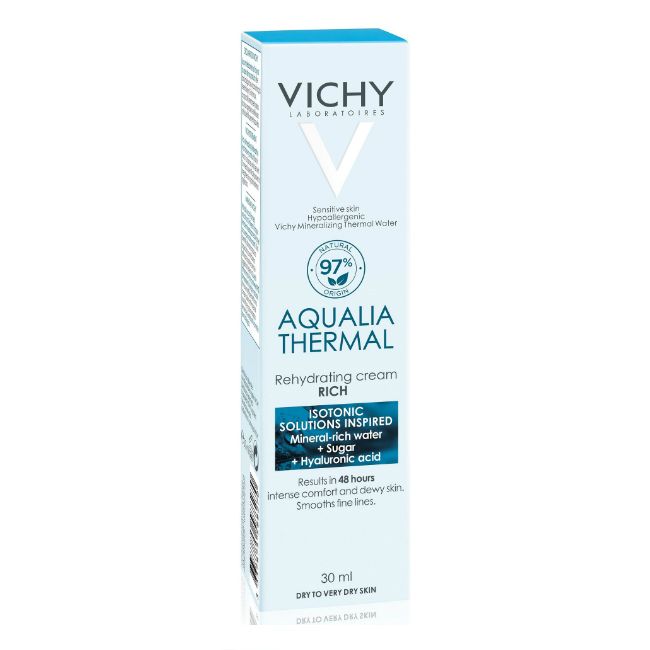 Vichy Aqualia Thermal насыщенный крем динамичное увлажнение, крем для лица, 30 мл, 1 шт.