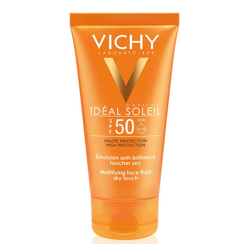 Vichy Capital Ideal Soleil Dry Touch SPF50 эмульсия матирующая, эмульсия для наружного применения, 